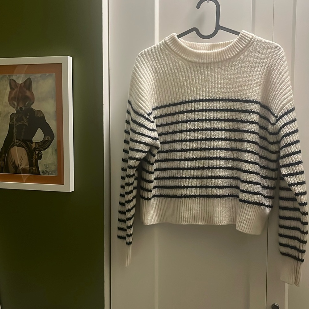 Wilfred Merino Wool Striped Sweater